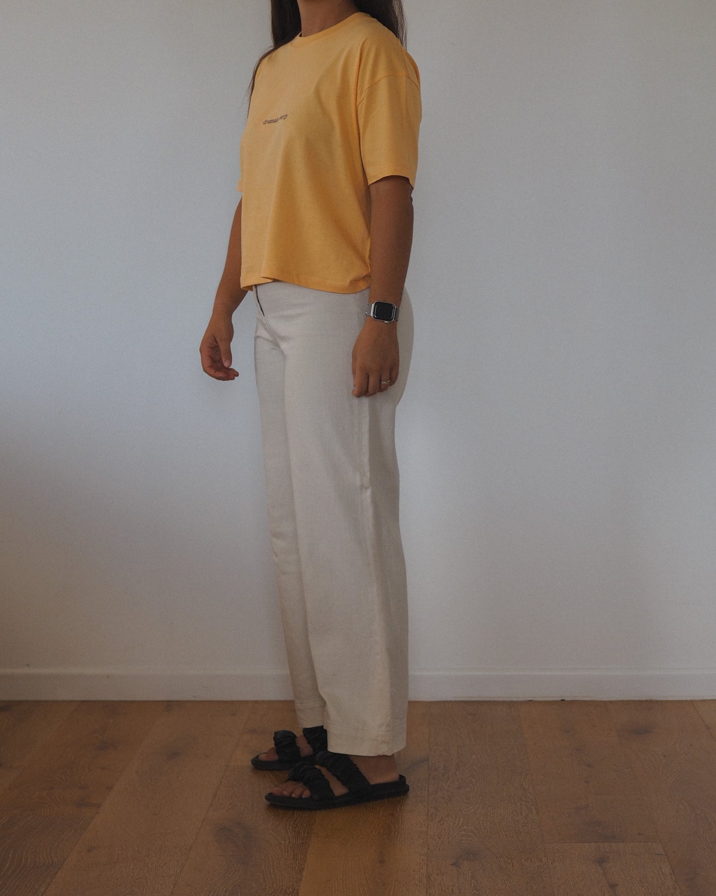 Dramatic Energy | Boxy Tshirt - Mustard