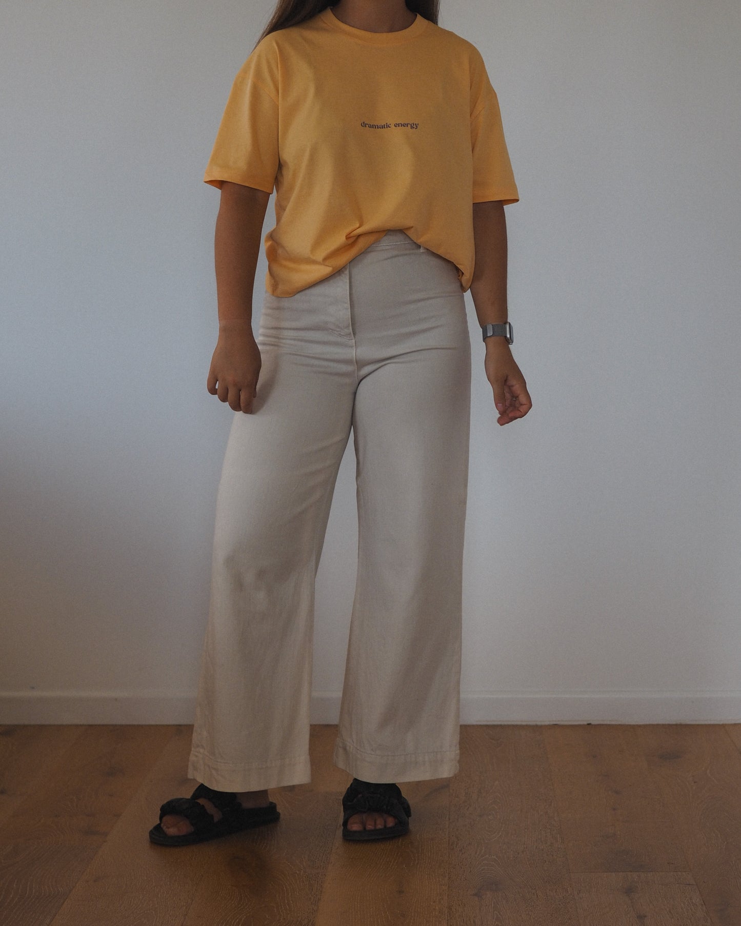 Dramatic Energy | Boxy Tshirt - Mustard