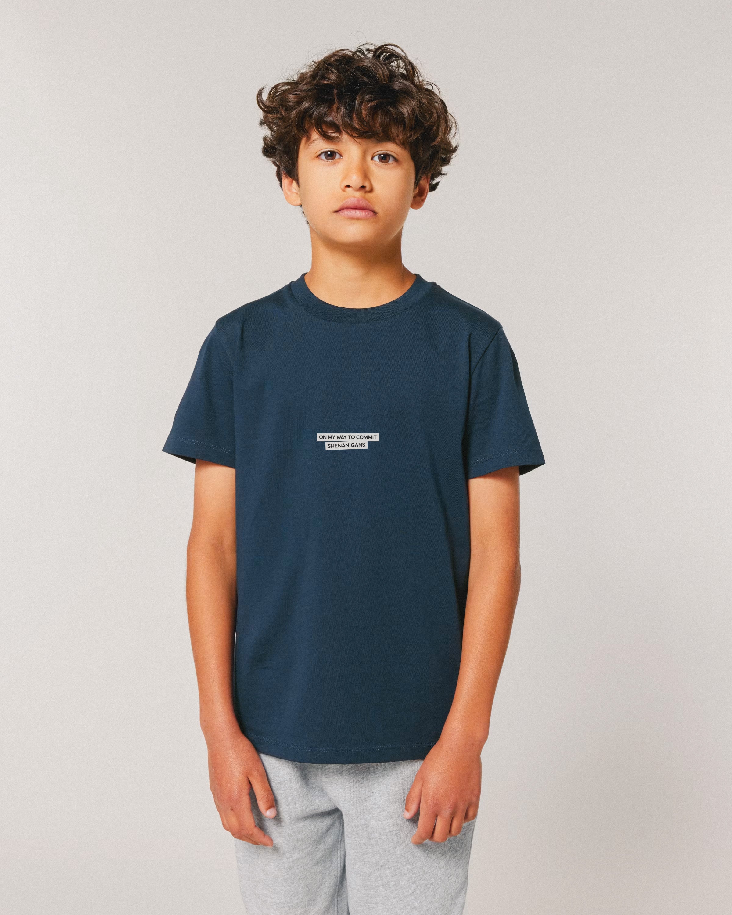 On my way to commit shenanigans | Kids Tee