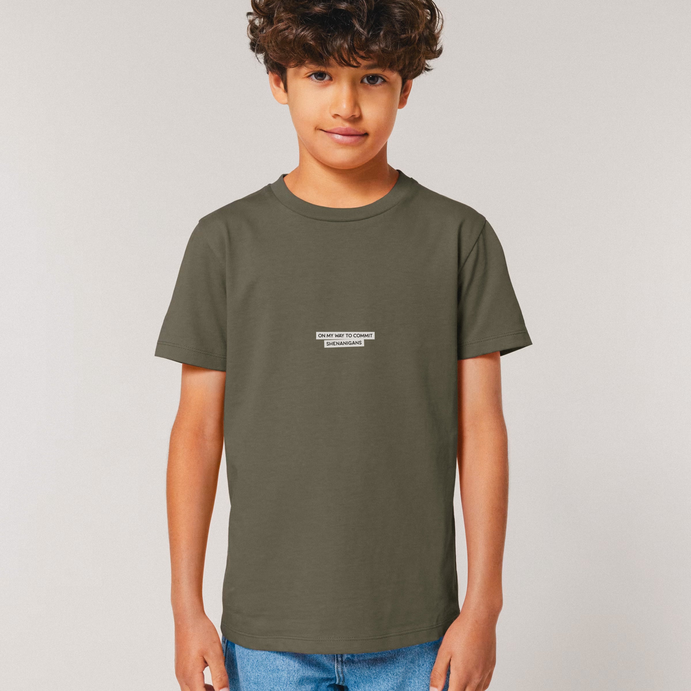On my way to commit shenanigans | Kids Tee