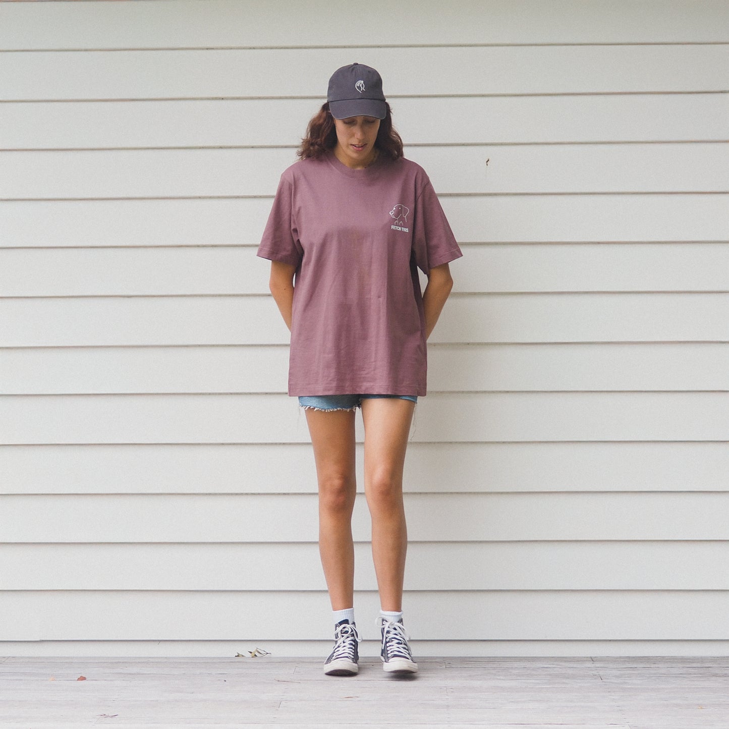 Fetch this | Boxy Tshirt - Brown