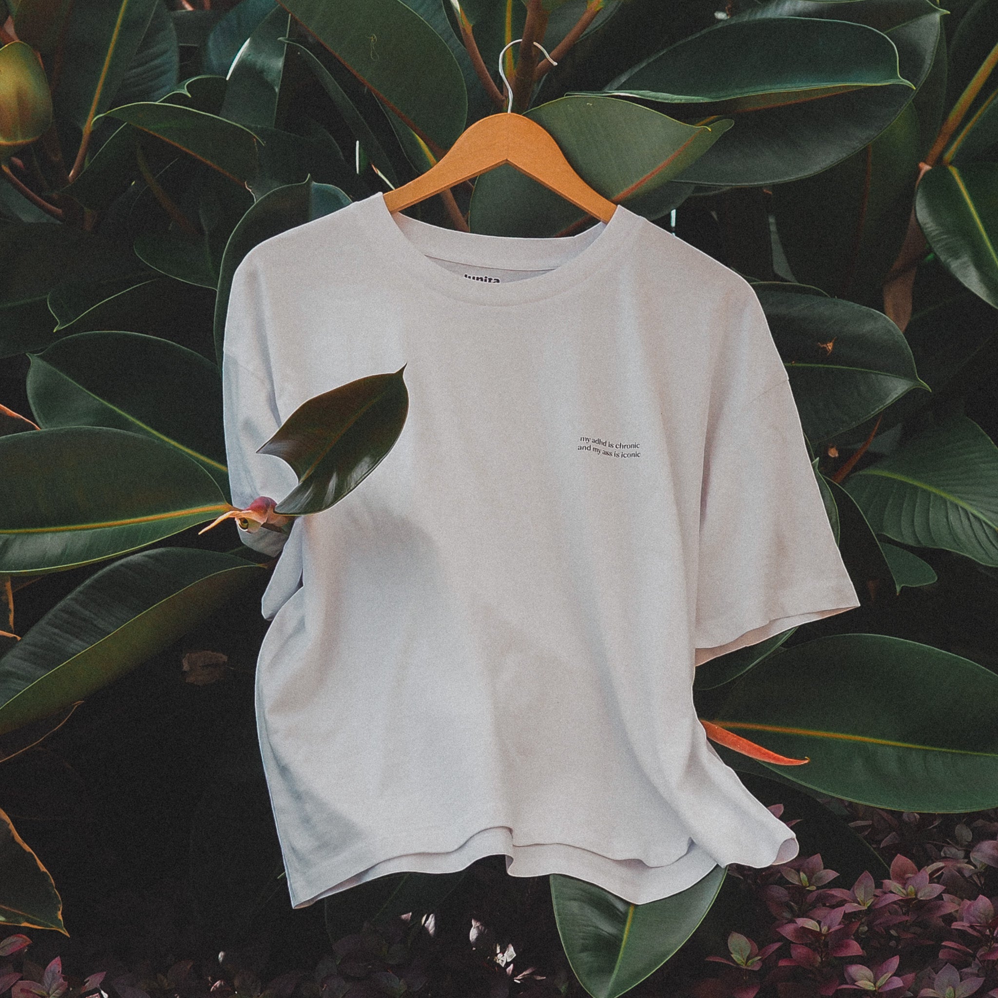 My adhd is chronic and my ass is iconic | Cropped Boxy Tee
