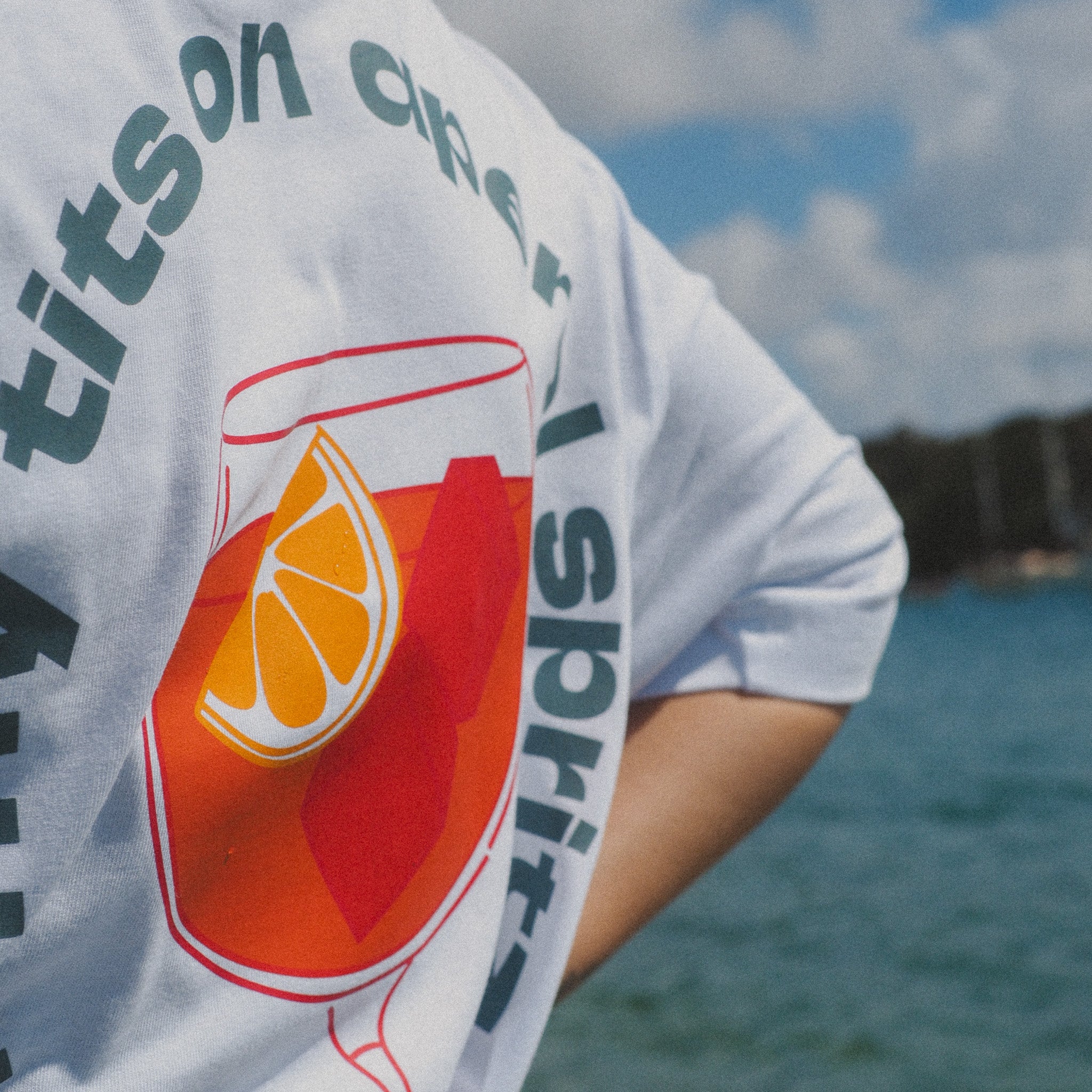 Off my tits on Aperol Spritz | Oversized Boxy Tee